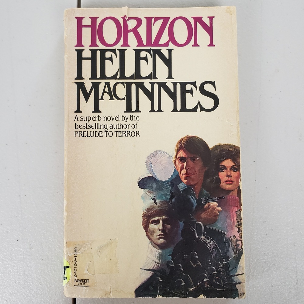 Horizon Helen MacInnes Vintage 1974 Fawcett Crest WWII Suspense Paperback Novel